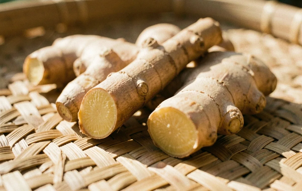 Raw botanical roots